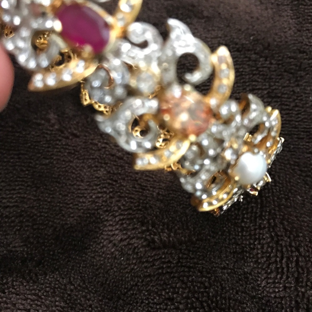 Bangle Multi Color Stones And Zircon Beautiful - image 8